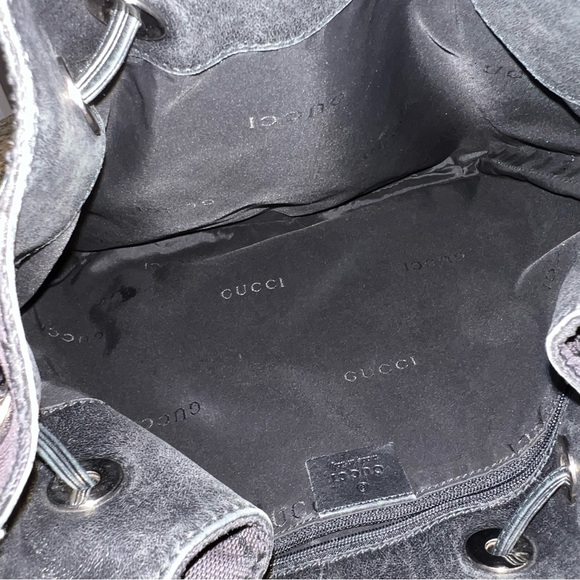 Vintage Gucci | Bamboo GG Black Monogram Shoulder Bag - Picture 14 of 16